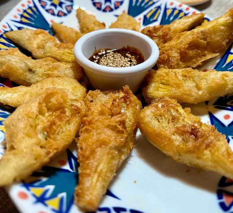 Alcachofas en tempura