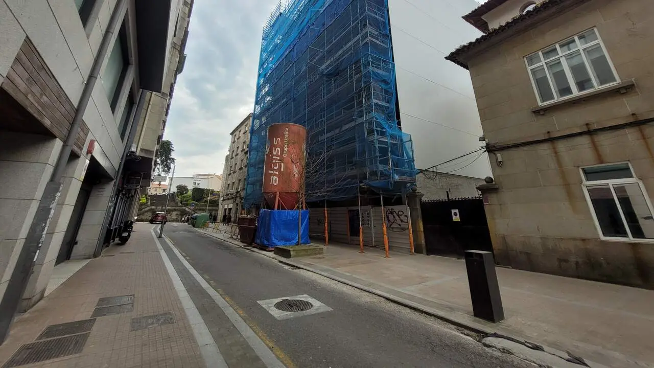 Vista de la Rúa do Rouco. GONZALO GARCÍA