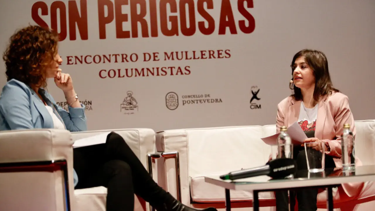 Una de las charlas del Encontro. GONZALO GARCÍA