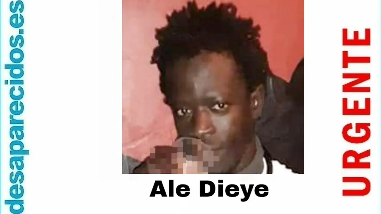 Ale Dieye, desaparecido en Portosín. @SOSDESAPARECIDOS