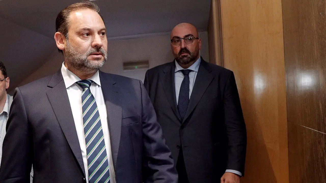 Ábalos y Koldo García. MANUEL BRUQUE