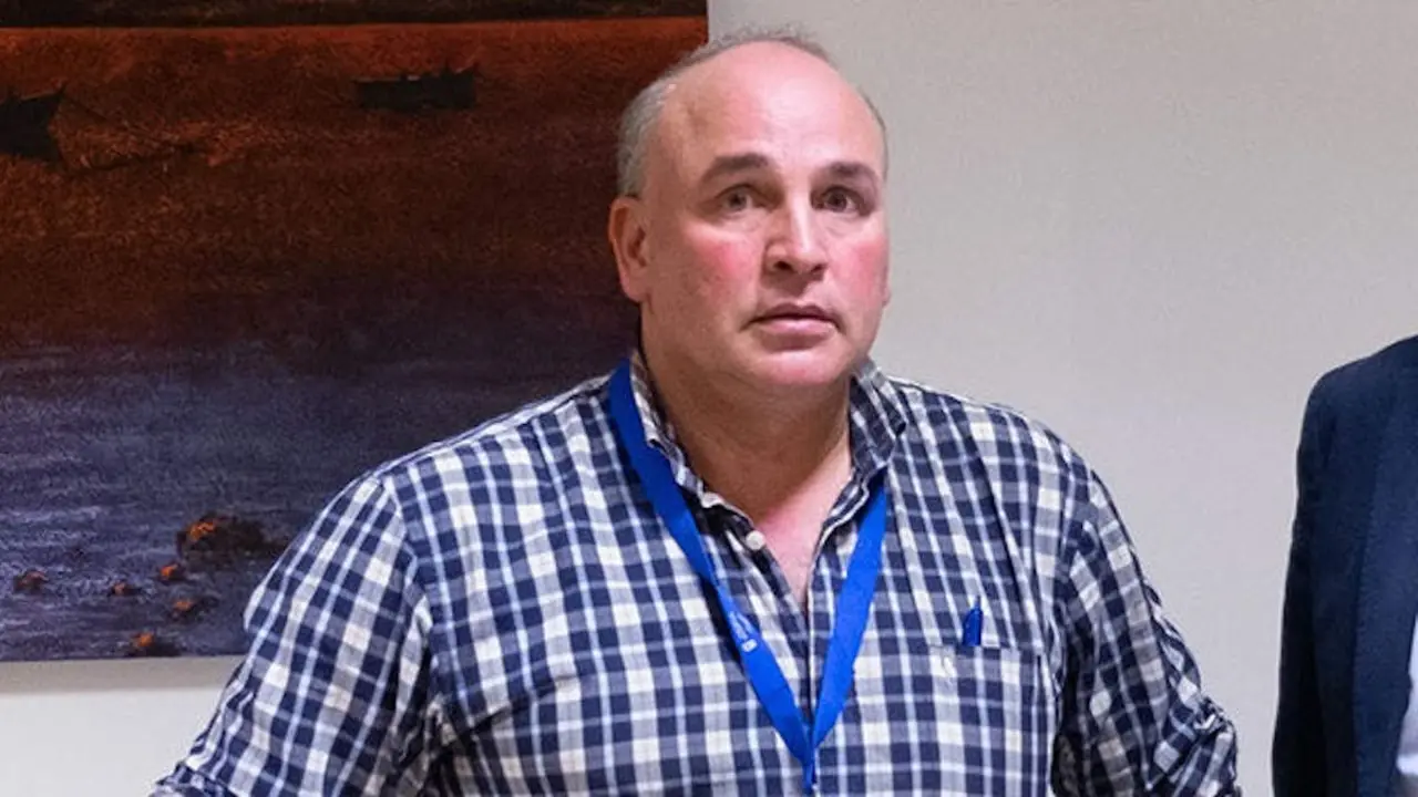 Luis Calvo, alcalde de Agolada. ADP