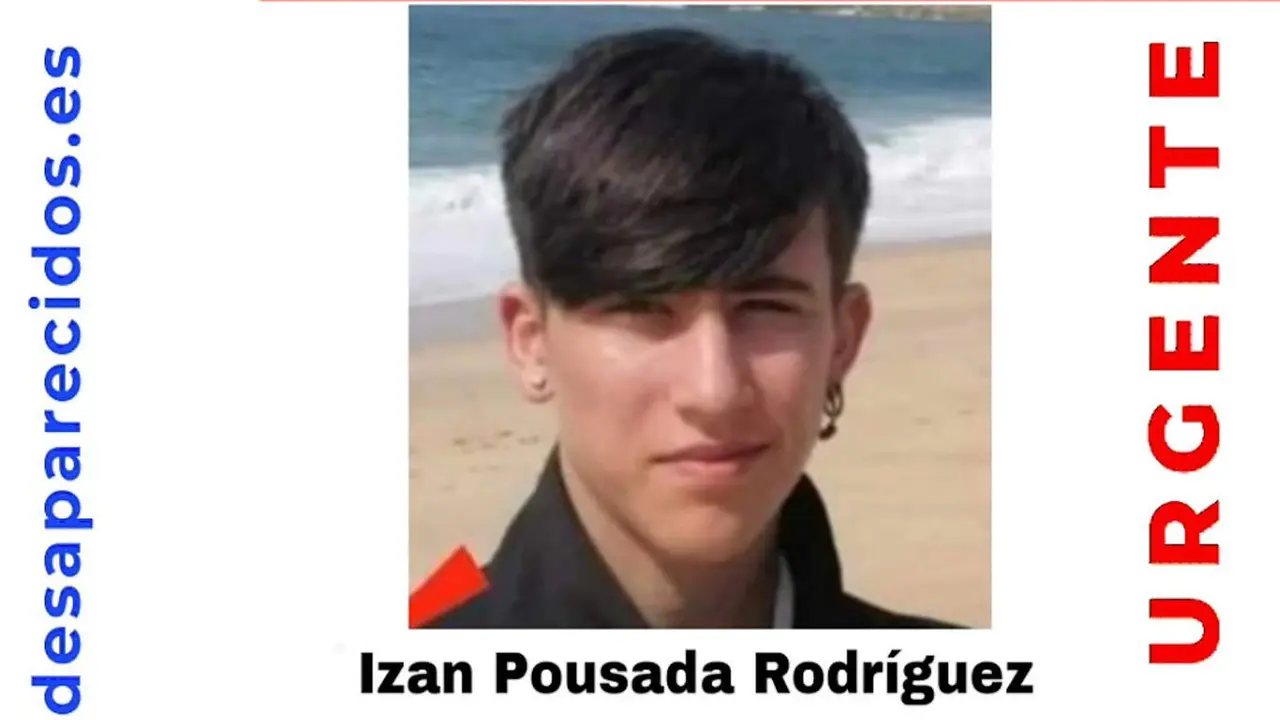 Izan Pousada Rodríguez, desaparecido en Cangas. SOS DESAPARECIDOS
