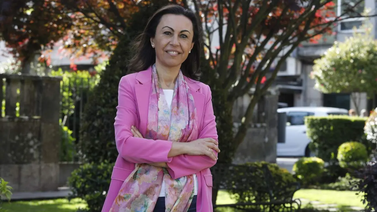 La alcaldesa de Marín, María Ramallo. DAVID FREIRE