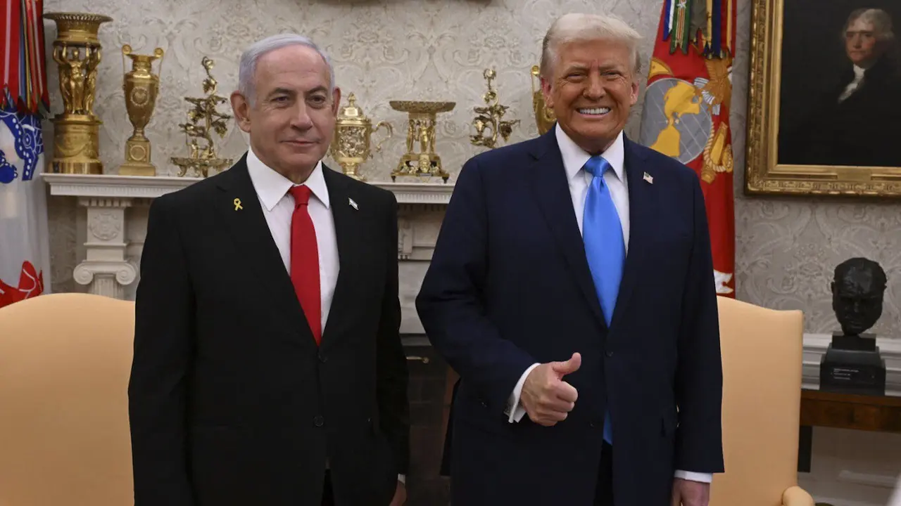 Netanyahu y Trump en la Casa Blanca. EFE