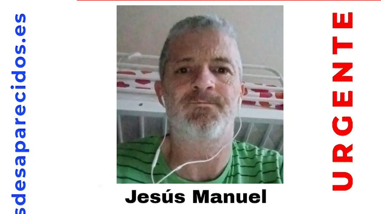 El cartel de búsqueda del desaparecido en A Coruña. EP