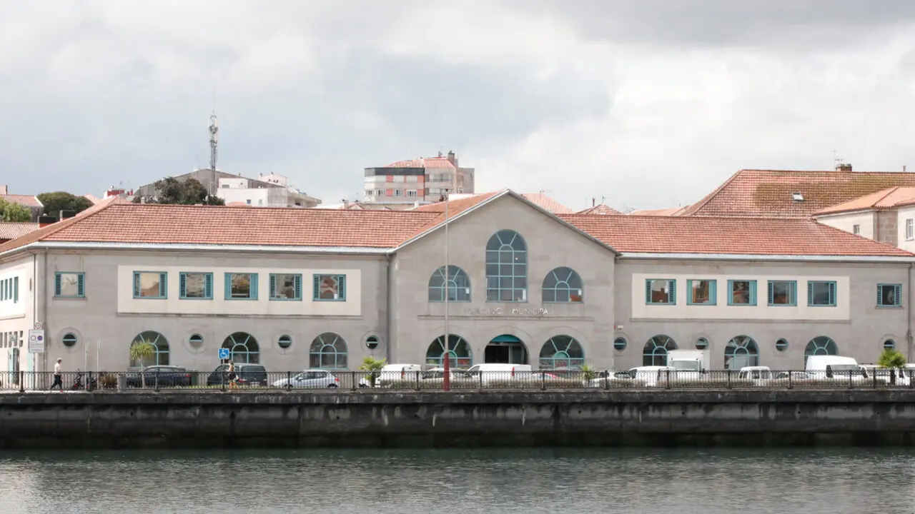Vista del Mercado de Abastos de Pontevedra. JOSÉ LUIZ OUBIÑA (ADP)