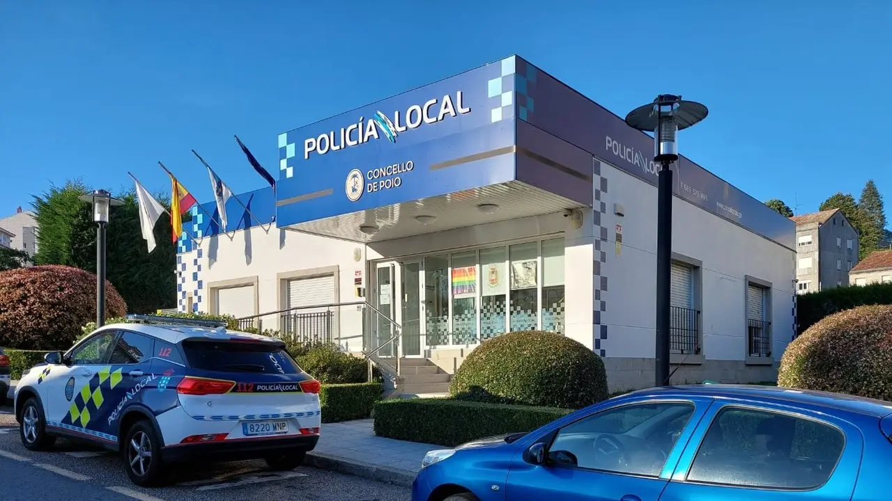 Dependencias de la Policía Local en el Concello de Poio. ADP