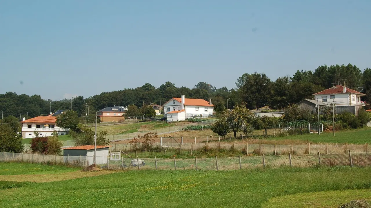 Vista de una zona de rural en A Estrada. ADP