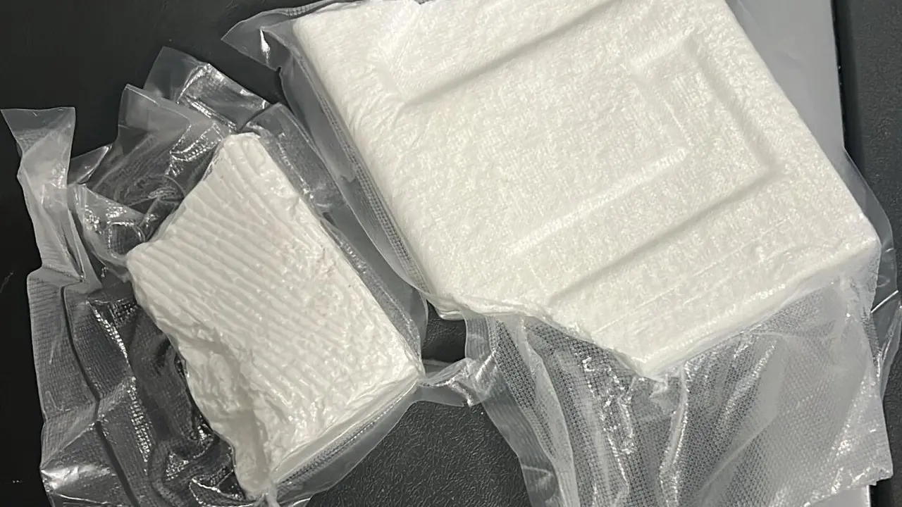 Cocaína incautada en el aeropuerto de Santiago. NARCODIARIO