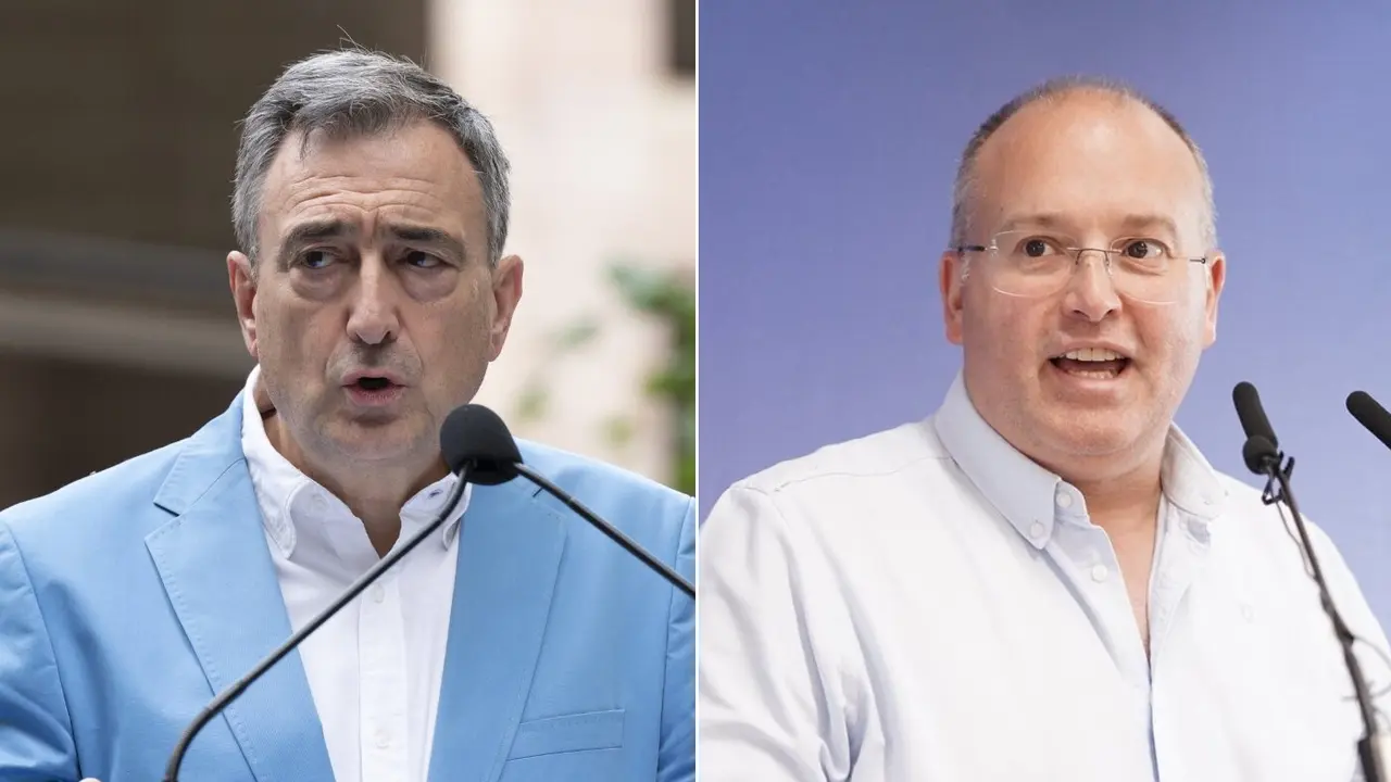 Aitor Esteban y Miguel Tellado. EFE