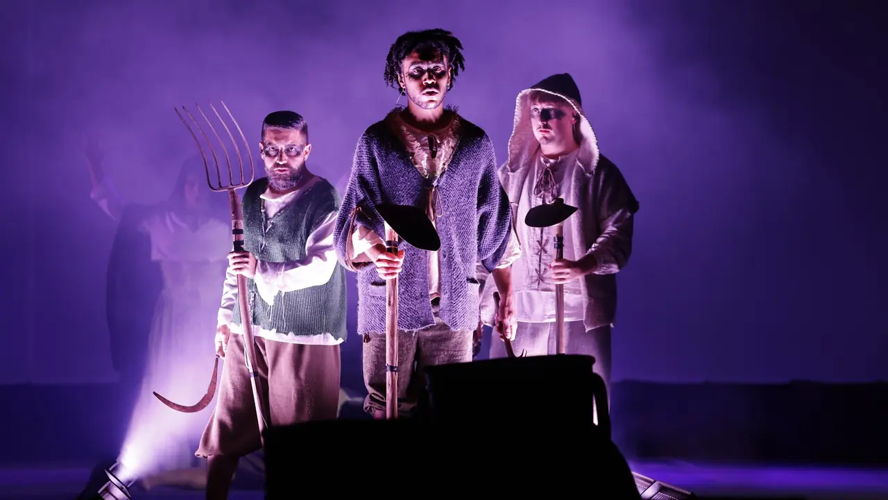 Un momento do espectáculo 'As meigas', de Pablo Méndez. GONZALO GARCÍA