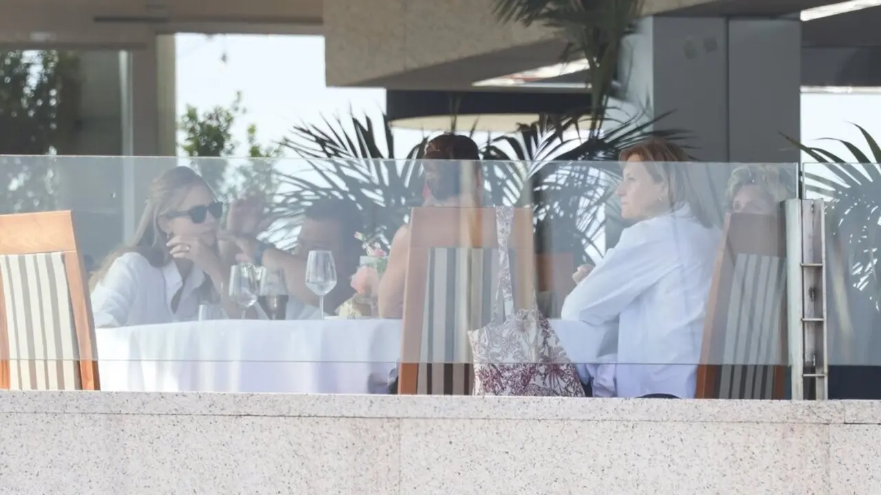 Irene Urdangarin en el Real Club Náutico de Sanxenxo. EUROPA PRESS