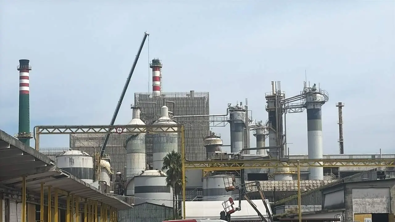 Biofábrica de Ence en Pontevedra. DP