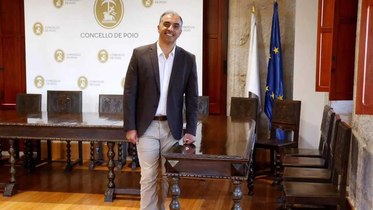 El alcalde de Poio, Ángel Moldes. D.P.