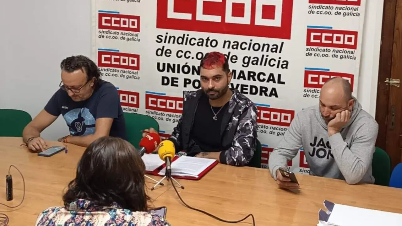 Rueda de Comisiones Obreras celebrada este lunes. DP