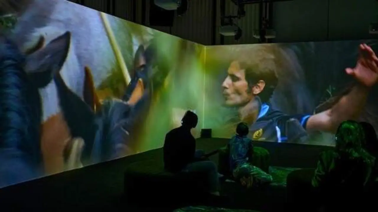 Proyección inmersiva de Fillos do vento