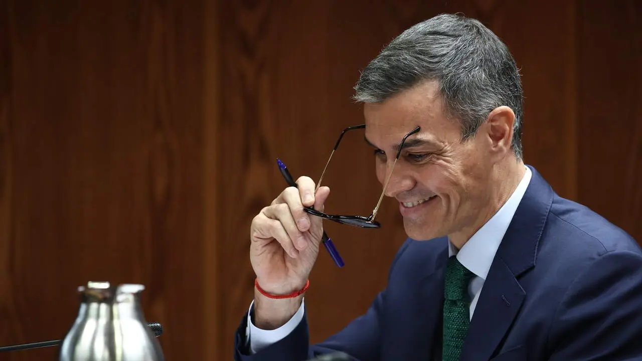 Pedro Sánchez, durante su comparecencia en la comisión de investigación del Senado. EDUARDO PARRA (Europa Press)