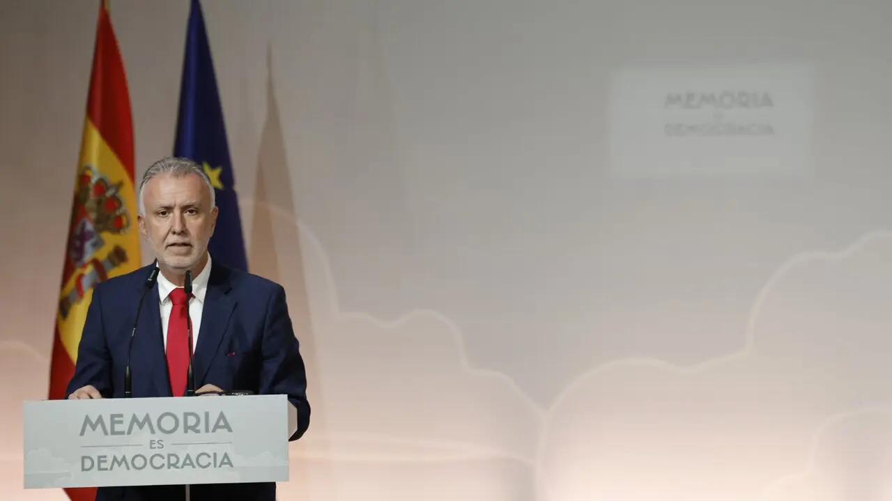 El ministro de Política Territorial y Memoria Democrática, Ángel Víctor Torres, en un acto reciente. EFE