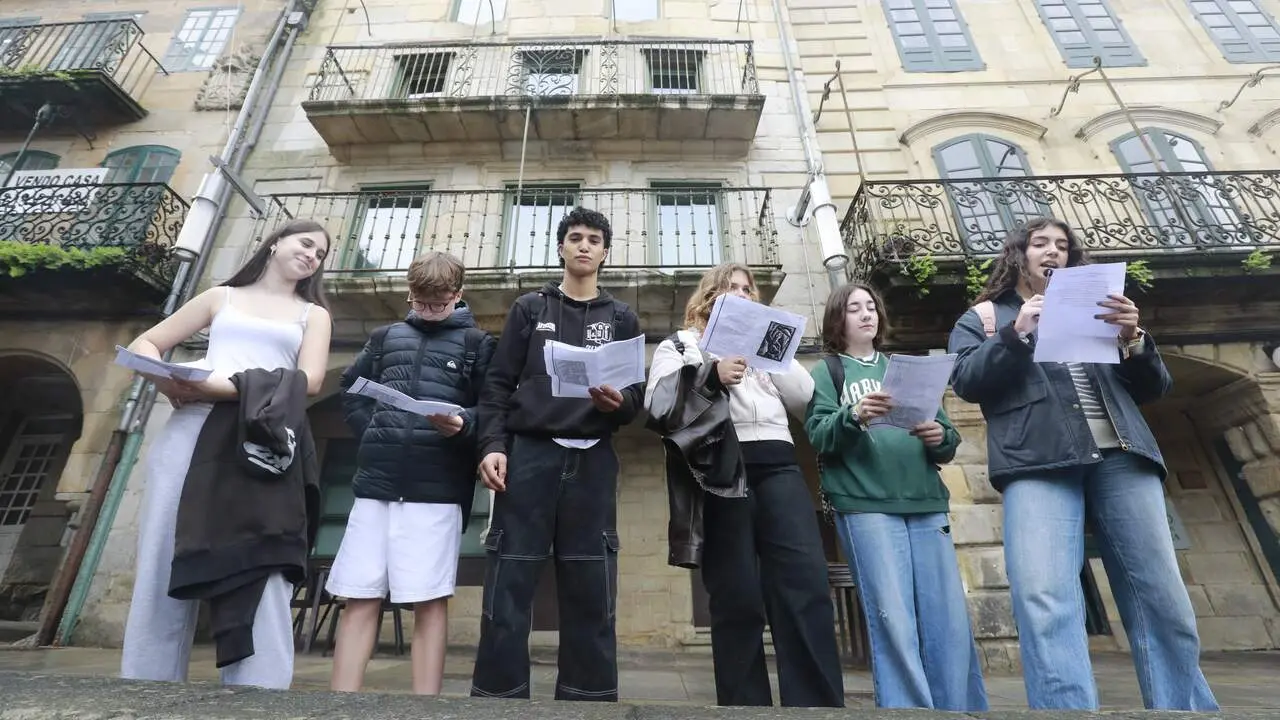 (_G8A0423.JPG) MUSEO DE PONTEVEDRA Roteiro Castelao a cargo de alumnado dos institutos de Pontevedra  MLote 33.215