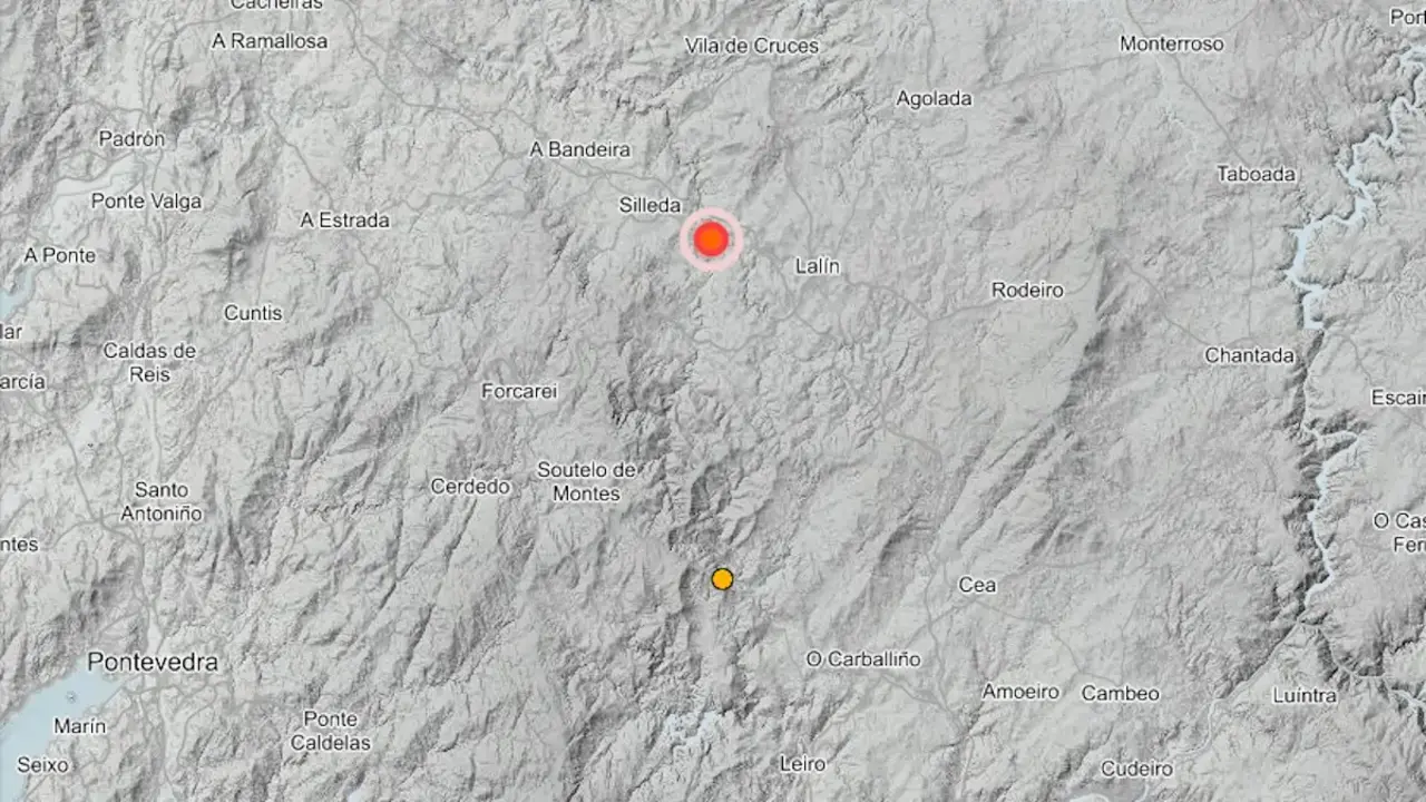 El epicentro del terremoto se registró en Silleda. DP