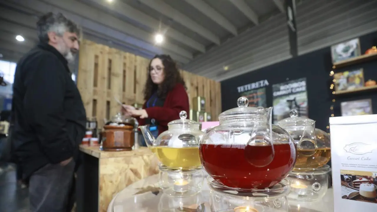 Segunda jornada de Etiqueta Negra 2025, la Feria del Gourmet, en Pontevedra. DAVID FREIRE