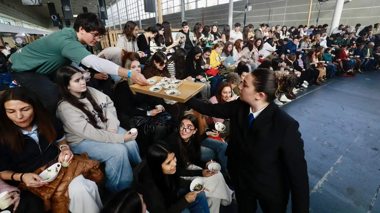 (_G8A0588.JPG) ETIQUETA NEGRA Recinto Feiral showcooking do CIFP Carlos Oroza no anfiteatro e fotos de ambiente MLote 33.302