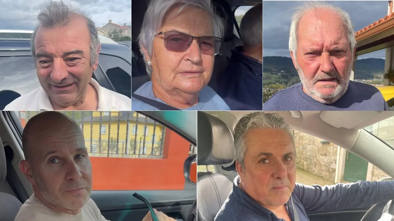 Testemuñas do sismo en Poio. DP