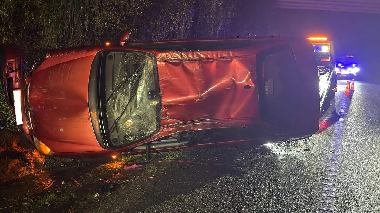 Estado en el que quedó el vehículo accidentado. DP