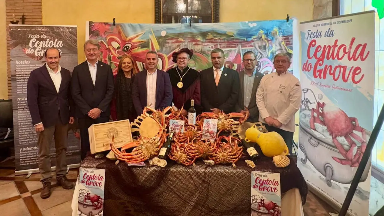 Presentación de la Festa da Centola de O Grove 2025. DS