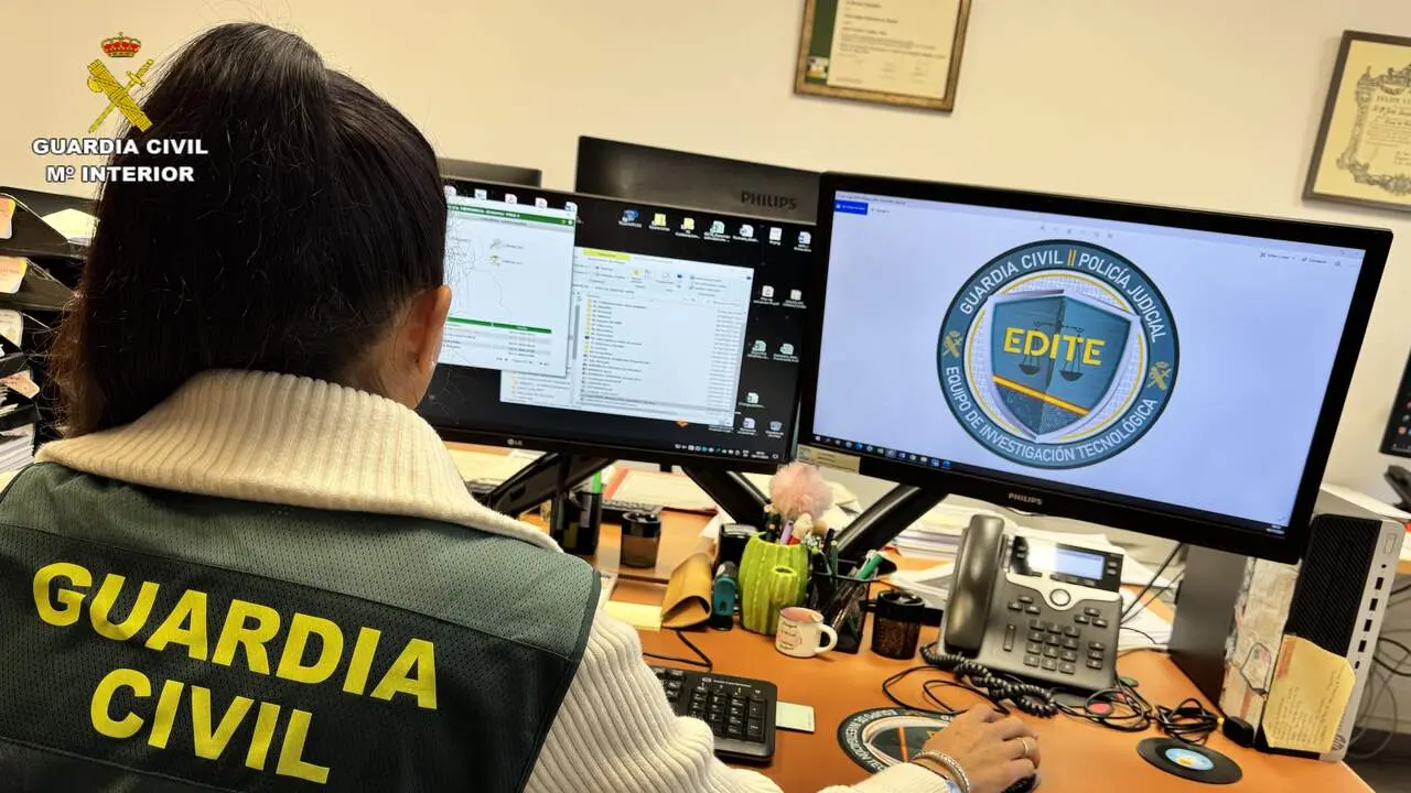 Investigadores. GUARDIA CIVIL