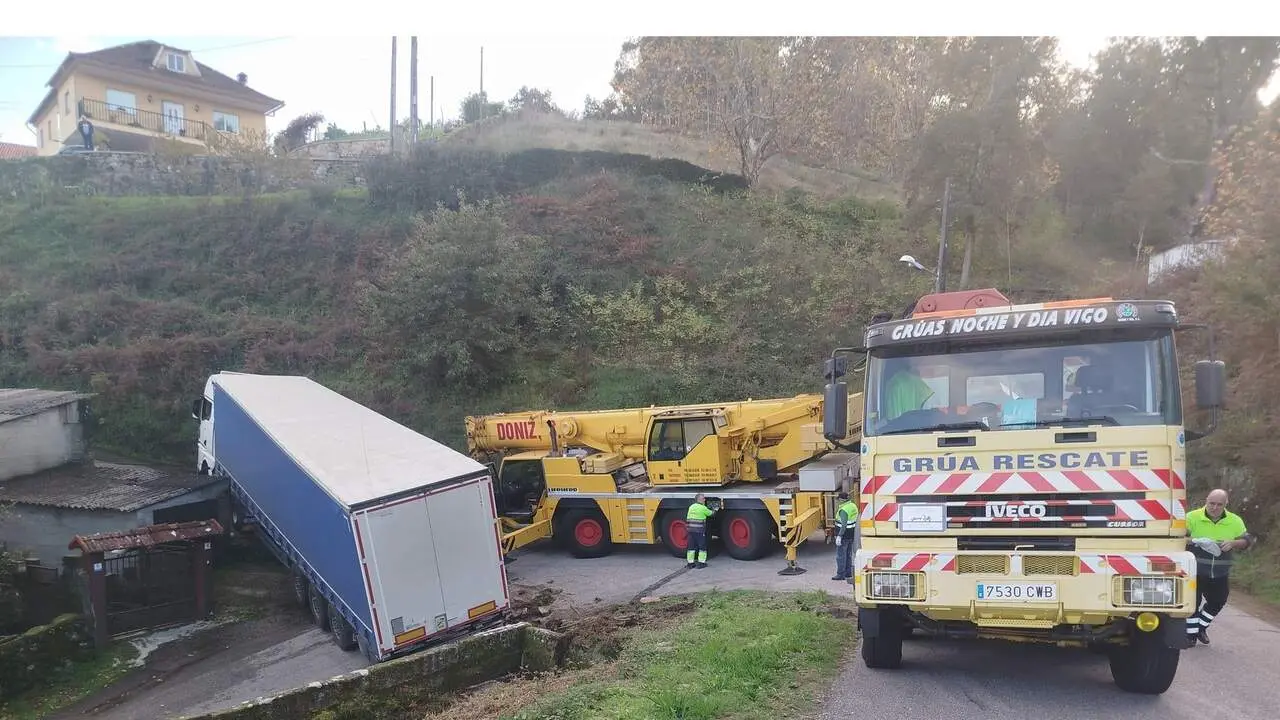 Camionero ucraniano, empresa checa e GPS