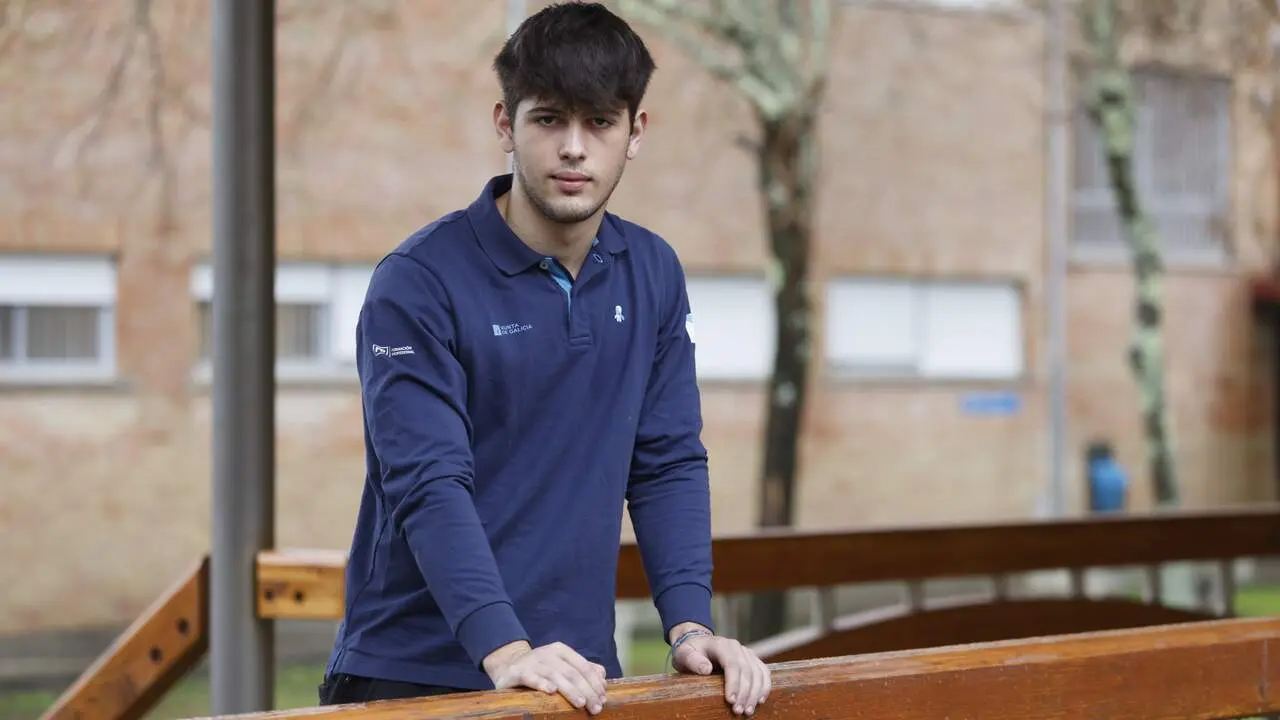 Hugo Couñago Cabaleiro, medalla de oro de los GaliciaSkills de FP. GONZALO GARCÍA