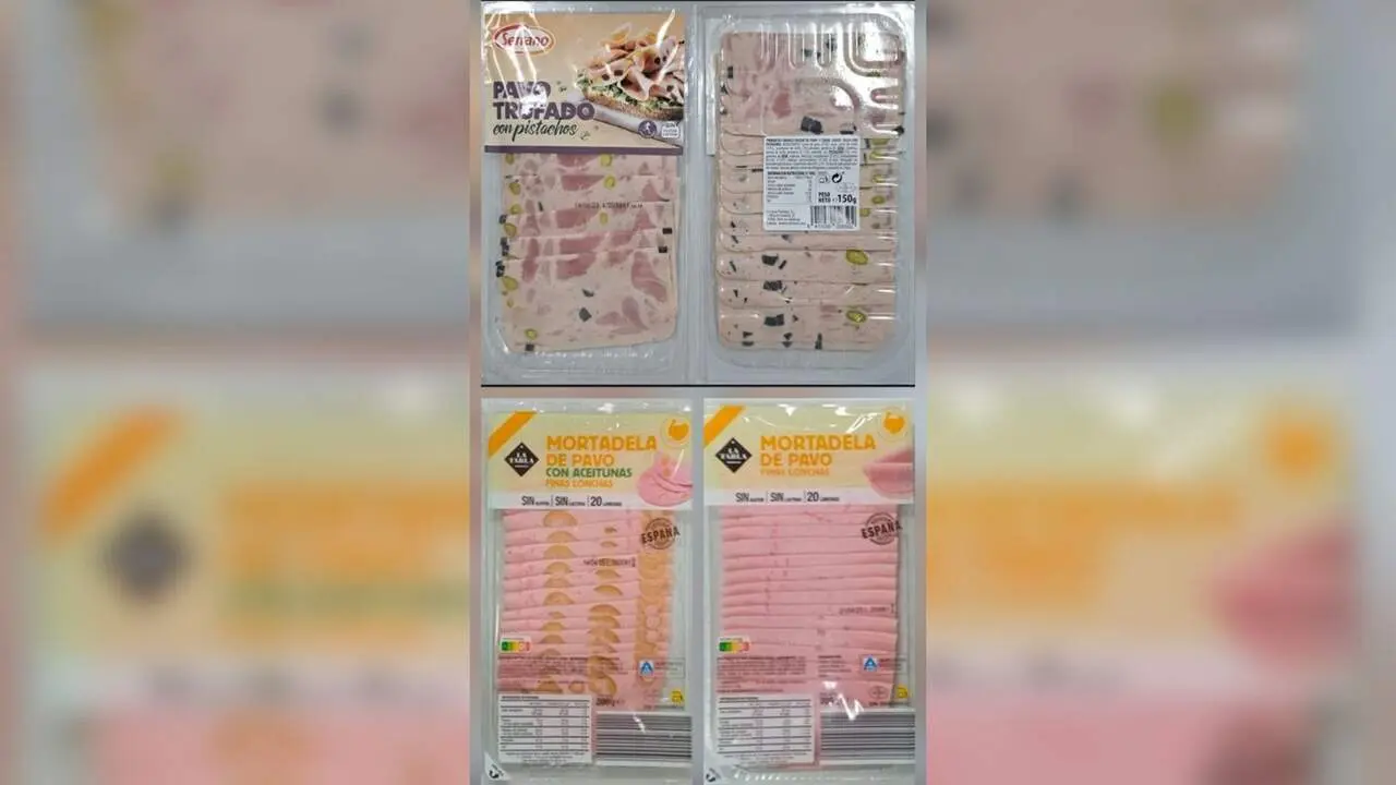 Varios de los productos retirados del mercado. AESAN