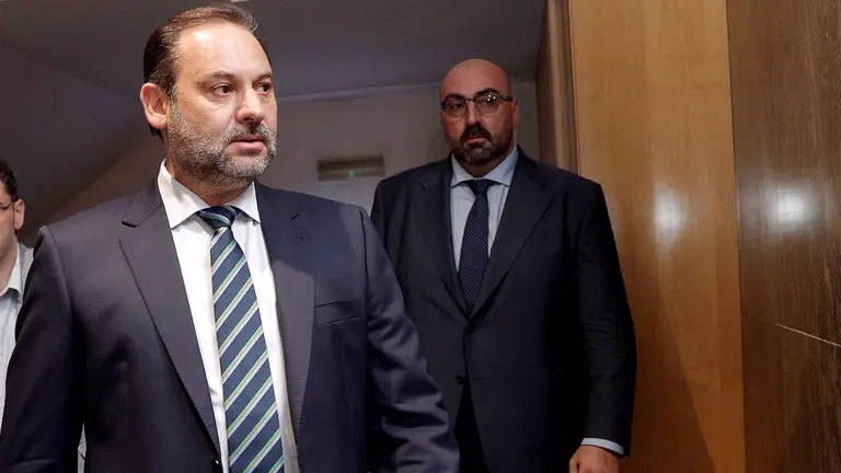 Ábalos y Koldo García. MANUEL BRUQUE