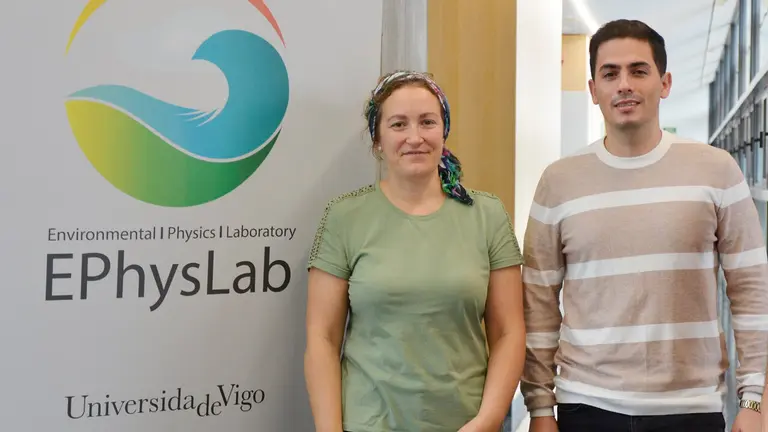 La catedrática de la UVigo Raquel Nieto y el investigador José Carlos Fernández, que participaron en la elaboración del informe Clivar. DUVI